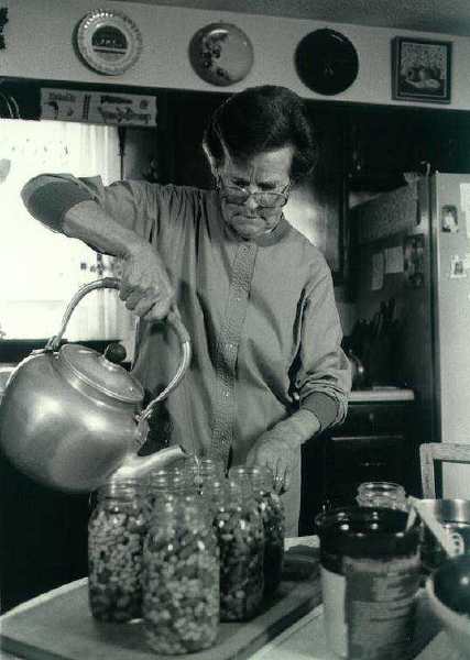Gardener and canner Irene Hayes Moore of Grayhawk.