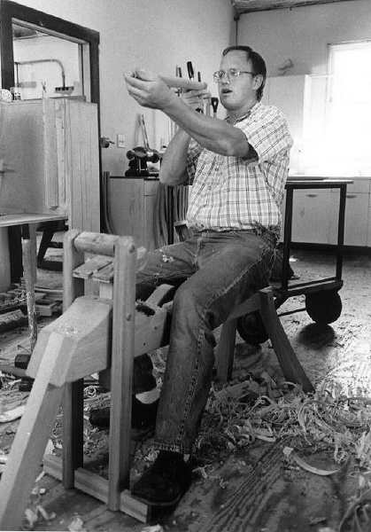 Chair maker Brian Boggs of Berea.